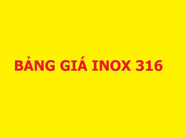 Bảng Giá Inox 316 Cập Nhật - Bí Quyết Chọn Mua và Ứng Dụng Thông Minh